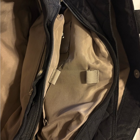 Baggallini shoulder Bag Black Quilted Shoulder Bag Tote - Picture 10 of 10